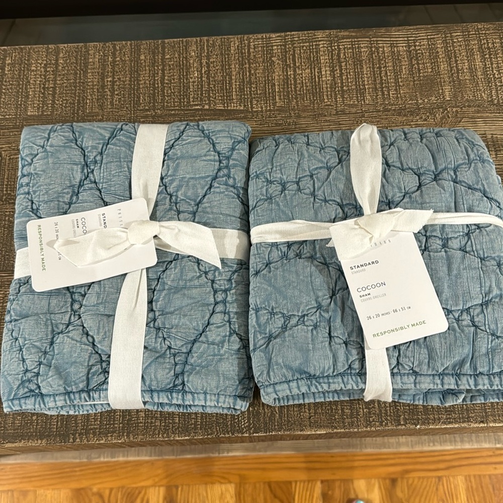 Set of brand new Standard Cocoon shams